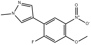 4-(2-氟-4-甲氧基-5-硝基苯基)-1-甲基吡唑