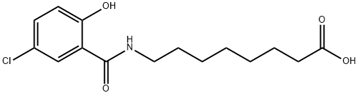 Octanoic acid, 8-[(5-chloro-2-hydroxybenzoyl)amino]-